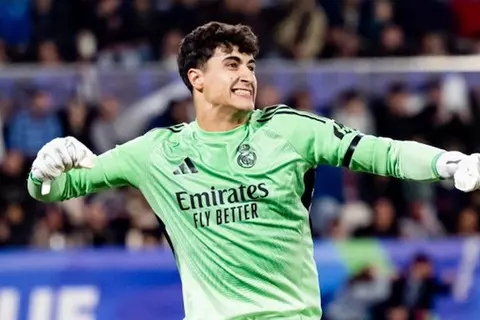 خليفة كورتوا.. ريال مدريد يحصن حارسه الشاب بعقد طويل الأمد 